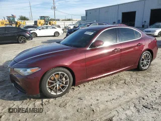 2018 Alfa Romeo Giulia with VIN ZARFAEBN2J7577821, listed as a Copart auction lot 89363685 with 0 mi miles and Non Repairable. Bid and sale history available at carsss.com. Image 1.