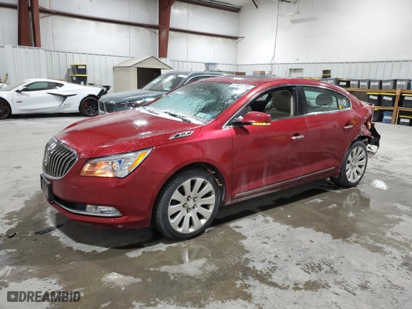 2014 Buick LaCrosse Premium I with VIN 1G4GE5G38EF177621, listed as a Copart auction lot 87624285 with 55,049 mi miles and Salvage Title. Bid and sale history available at carsss.com. Image 1.