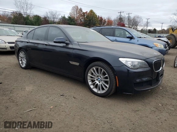 2014 BMW 7 Series 750i xDrive with VIN WBAYB6C52ED224729, listed as a Copart auction lot 77781224 with 0 mi miles and Salvage Title. Bid and sale history available at carsss.com. Image 4.