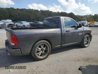 2017 Ram 1500 Express with VIN 3C6JR6AT0HG664982, listed as a Copart auction lot 77386684 with 109,175 mi miles and Salvage title. Bid and sale history available at DreamBid. Image 3.