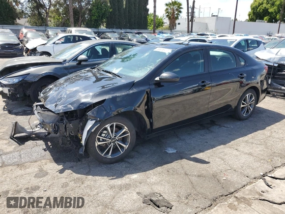 2024 Kia Forte LXS with VIN 3KPF24AD7RE792763, listed as a Copart auction lot 51757205 with 17,574 mi miles and Non Repairable. Bid and sale history available at carsss.com. Image 1.