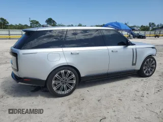 2024 Land Rover Range Rover SE with VIN SALKPBFU1RA253208, listed as a Copart auction lot 52238725 with 9,278 mi miles and Salvage Title. Bid and sale history available at carsss.com. Image 3.