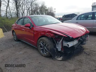 2020 Hyundai Sonata SEL z VIN 5NPEF4JAXLH001201, wystawiony jako IAAI lot #41984667 z przebiegiem 49 012 mil mil oraz . Historia ofert i sprzedaży dostępna na DreamBid. Obrazek 1.