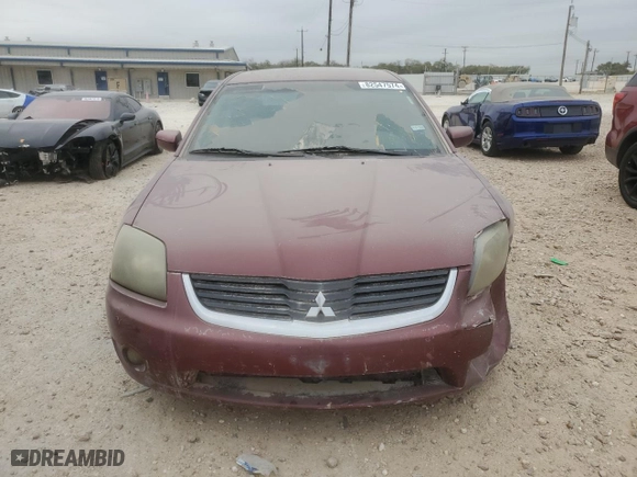 2007 Mitsubishi Galant ES with VIN 4A3AB36FX7E056176, listed as a Copart auction lot 82547574 with 0 mi miles and Salvage Title. Bid and sale history available at carsss.com. Image 5.