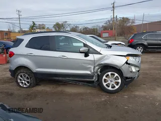 2018 Ford EcoSport SE with VIN MAJ6P1UL8JC190197, listed as a IAAI auction lot 40958854 with 17,584 mi miles. Bid and sale history available at carsss.com. Image 13.
