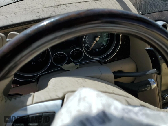 2013 Bentley Continental GT with VIN SCBGU3ZA4DC085710, listed as a Copart auction lot 87856195 with Not Provided miles and Salvage Title. Bid and sale history available at DreamBid. Image 9.