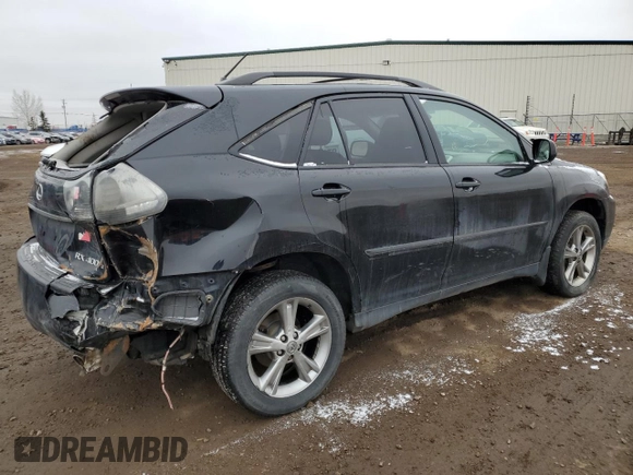 2006 Lexus RX 400h with VIN JTJHW31U160049363, listed as a Copart auction lot 51073775 with 312,625 mi miles and Salvage Title. Bid and sale history available at DreamBid. Image 3.