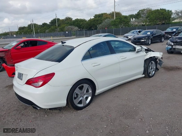 2015 Mercedes-Benz CLA-Class CLA 250 with VIN WDDSJ4EB5FN168810, listed as a IAAI auction lot 41609205 with 108,220 mi miles. Bid and sale history available at carsss.com. Image 4.