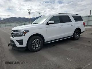 2023 Ford Expedition Max XLT z VIN 1FMJK1J84PEA29728, wystawiony jako Copart lot #54223025 z przebiegiem 64 791 mil mil oraz Nie do naprawy • Non repairable. Historia ofert i sprzedaży dostępna na DreamBid. Obrazek 1.