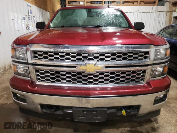 2014 Chevrolet Silverado 1500 LT with VIN 3GCUKREC8EG556479, listed as a Copart auction lot 56054615 with 118,524 mi miles and Salvage Title. Bid and sale history available at DreamBid. Image 5.