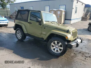 2013 Jeep Wrangler Sahara с VIN 1C4AJWBG0DL593166, выставлен на аукционе Copart как лот 59514185 с пробегом 98 368 миль миль и Списание • Salvage title. История ставок и продаж доступна на DreamBid. Изображение 4.