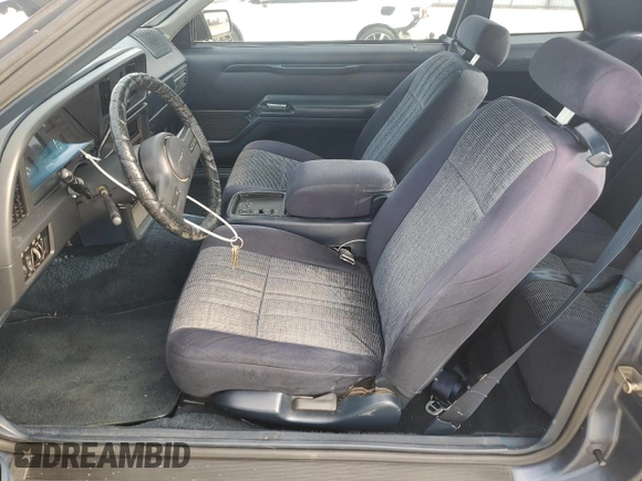 1987 Ford Thunderbird with VIN 1FABP6034HH188123, listed as a Copart auction lot 45752805 with 0 mi miles and Salvage Title. Bid and sale history available at carsss.com. Image 7.