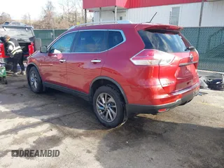 2016 Nissan Rogue SV with VIN KNMAT2MV3GP676246, listed as a IAAI auction lot 41915146 with 288,704 mi miles. Bid and sale history available at carsss.com. Image 3.