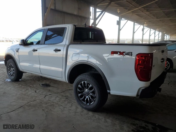 2020 Ford Ranger XL with VIN 1FTER4FH2LLA30894, listed as a Copart auction lot 53882715 with 21,270 mi miles and Salvage Title. Bid and sale history available at carsss.com. Image 2.