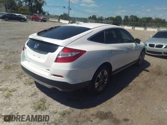 2014 Honda Crosstour EX-L with VIN 5J6TF1H56EL001994, listed as a IAAI auction lot 37466769 with 99,037 mi miles. Bid and sale history available at carsss.com. Image 4.