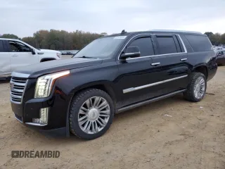 2015 Cadillac Escalade ESV Platinum z VIN 1GYS4UKJ1FR705771, wystawiony jako Copart lot #82376934 z przebiegiem 188 028 mil mil oraz Szkody całkowita. Historia ofert i sprzedaży dostępna na DreamBid. Obrazek 1.