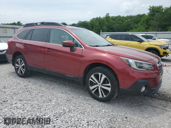 2018 Subaru Outback Limited with VIN 4S4BSANC7J3355206, listed as a Copart auction lot 59506185 with 94,592 mi miles and Salvage title. Bid and sale history available at DreamBid. Image 4.