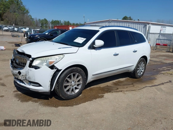 2016 Buick Enclave Leather with VIN 5GAKVBKD4GJ121741, listed as a IAAI auction lot 41774562 with 144,946 mi miles and . Bid and sale history available at carsss.com. Image 17.