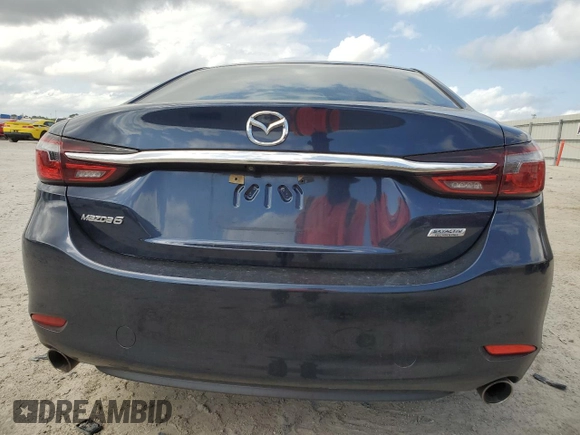 2018 Mazda Mazda6 Touring with VIN JM1GL1VM6J1305523, listed as a Copart auction lot 52801005 with 90,702 mi miles and Salvage Title. Bid and sale history available at carsss.com. Image 6.