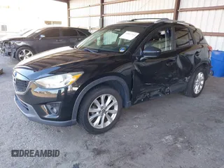 2013 Mazda CX-5 Grand Touring with VIN JM3KE2DE4D0127827, listed as a IAAI auction lot 41817214 with 108,295 mi miles. Bid and sale history available at carsss.com. Image 2.