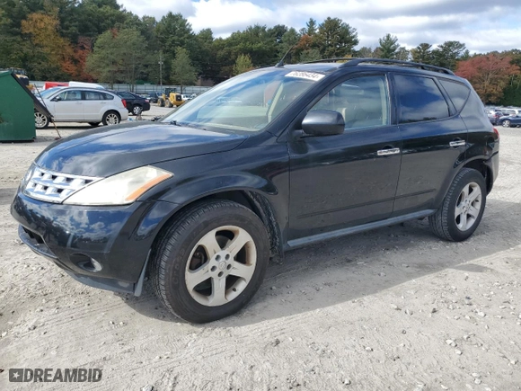 2005 Nissan Murano S with VIN JN8AZ08W95W425468, listed as a Copart auction lot 76286434 with 146,133 mi miles and Clean Title. Bid and sale history available at carsss.com. Image 1.