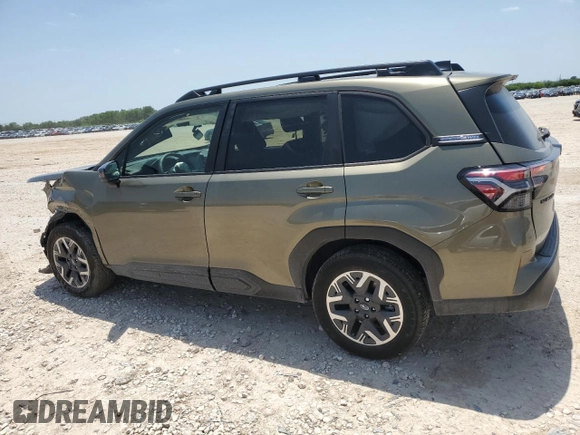 2025 Subaru Forester Premium z VIN JF2SLDDC6SH462788, wystawiony jako Copart lot #56209895 z przebiegiem Nie podano mil oraz Szkoda całkowita • Salvage title. Historia ofert i sprzedaży dostępna na DreamBid. Obrazek 2.