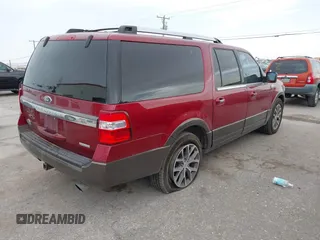 2015 Ford Expedition EL XLT with VIN 1FMJK1HT0FEF18846, listed as a IAAI auction lot 41569551 with 160,793 mi miles. Bid and sale history available at carsss.com. Image 4.