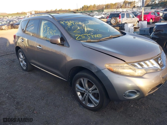 2009 Nissan Murano SL with VIN JN8AZ18W69W130369, listed as a IAAI auction lot 41766457 with 999,999 mi miles. Bid and sale history available at carsss.com. Image 1.
