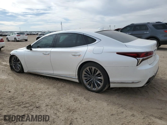 2020 Lexus LS with VIN JTHD51FF0L5011137, listed as a Copart auction lot 84896604 with 44,878 mi miles and Salvage Title. Bid and sale history available at carsss.com. Image 2.