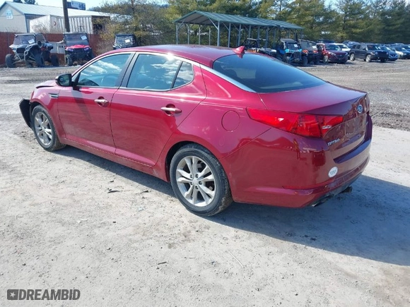 2012 Kia Optima EX with VIN 5XXGN4A79CG086737, listed as a IAAI auction lot 41753777 with 163,106 mi miles. Bid and sale history available at carsss.com. Image 3.
