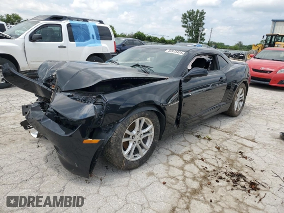 2015 Chevrolet Camaro LS z VIN 2G1FB1E32F9229252, wystawiony jako Copart lot #59975425 z przebiegiem 84 839 mil mil oraz Czysty tytuł • Clean title. Historia ofert i sprzedaży dostępna na DreamBid. Obrazek 1.