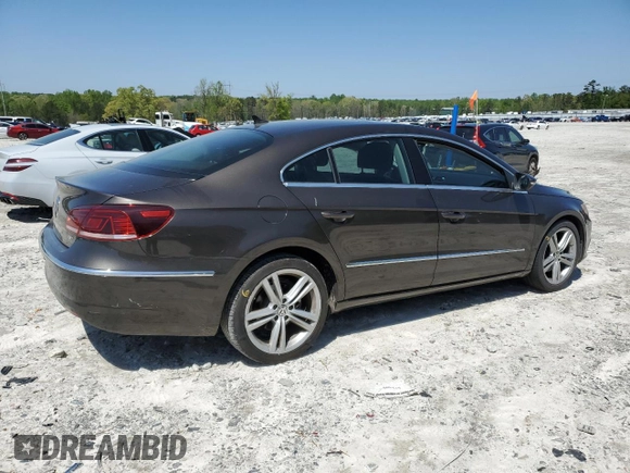 2013 Volkswagen CC Lux with VIN WVWRN7AN4DE546711, listed as a Copart auction lot 52673205 with 106,700 mi miles and Salvage Title. Bid and sale history available at DreamBid. Image 3.