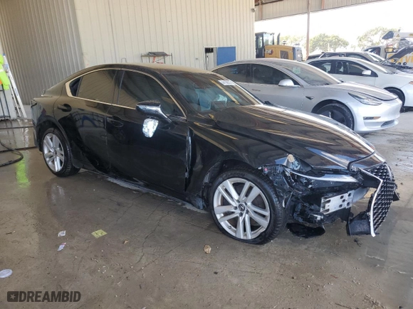 2022 Lexus IS with VIN JTHAA1D24N5122629, listed as a Copart auction lot 51974185 with 15,911 mi miles and Non Repairable. Bid and sale history available at carsss.com. Image 4.