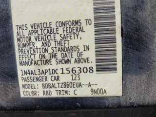 2013 Nissan Altima 2.5 SV with VIN 1N4AL3AP1DC156308, listed as a IAAI auction lot 41926267 with 190,836 mi miles. Bid and sale history available at carsss.com. Image 9.