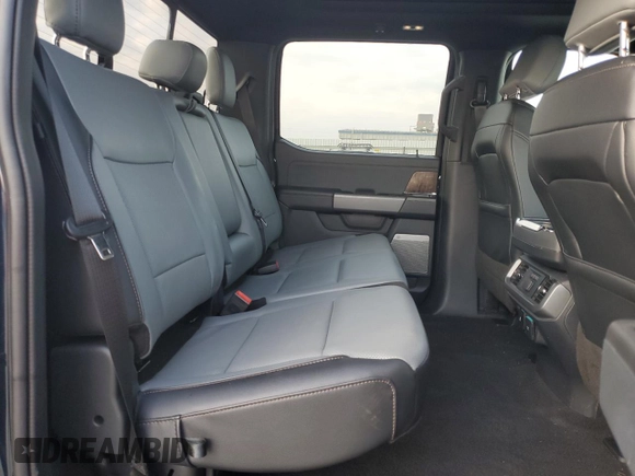 2023 Ford F-150 Lightning Pro with VIN 1FTVW1EV1PWG16263, listed as a Copart auction lot 54439535 with 12,023 mi miles and Salvage Title. Bid and sale history available at DreamBid. Image 10.