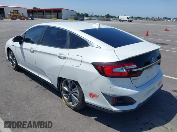2018 Honda Clarity z VIN JHMZC5F10JC015706, wystawiony jako IAAI lot #42290573 z przebiegiem 158 987 mil mil oraz . Historia ofert i sprzedaży dostępna na DreamBid. Obrazek 3.