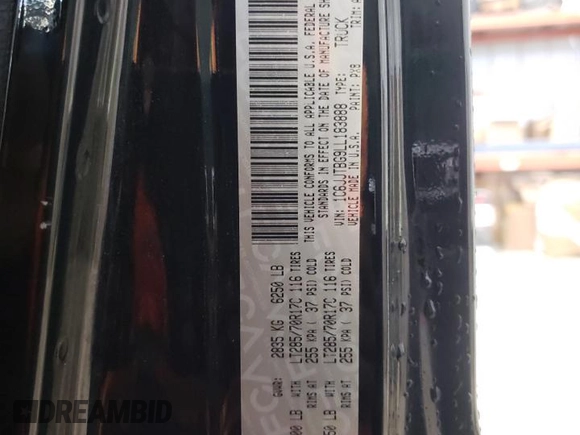 2020 Jeep Gladiator Rubicon with VIN 1C6JJTBG9LL183888, listed as a Copart auction lot 70225794 with 57,969 mi miles and Salvage title. Bid and sale history available at DreamBid. Image 14.
