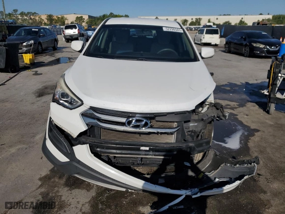 2015 Hyundai Santa Fe Sport with VIN 5XYZT3LB7FG257690, listed as a Copart auction lot 52290565 with 90,525 mi miles and Salvage Title. Bid and sale history available at carsss.com. Image 5.