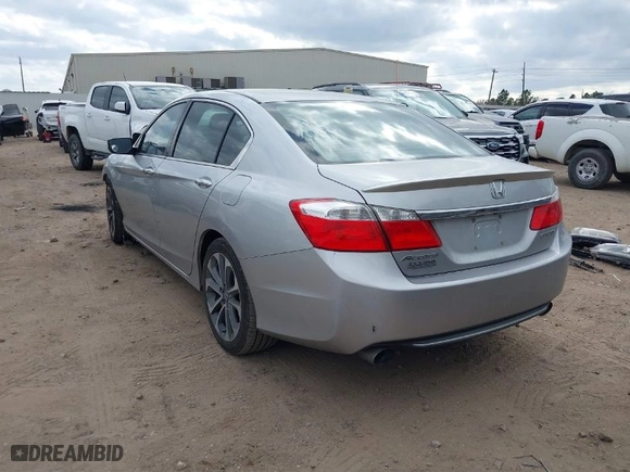 2014 Honda Accord Sedan Sport with VIN 1HGCR2F52EA183518, listed as a IAAI auction lot 41507045 with 174,694 mi miles. Bid and sale history available at carsss.com. Image 3.