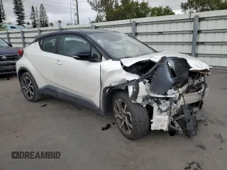 2019 Toyota C-HR XLE with VIN NMTKHMBX8KR084750, listed as a Copart auction lot 47681295 with 43,661 mi miles and Non Repairable. Bid and sale history available at carsss.com. Image 4.
