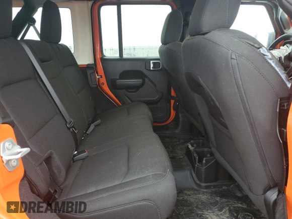 2023 Jeep Wrangler Sport Altitude with VIN 1C4HJXDG7PW675321, listed as a Copart auction lot 45138765 with 10,269 mi miles and Salvage Title. Bid and sale history available at DreamBid. Image 11.