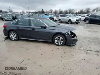 2022 Honda Civic LX z VIN 2HGFE2F24NH549852, wystawiony jako Copart lot #84427564 z przebiegiem 48 974 mil mil oraz Szkoda całkowita • Salvage title. Historia ofert i sprzedaży dostępna na DreamBid. Obrazek 10.