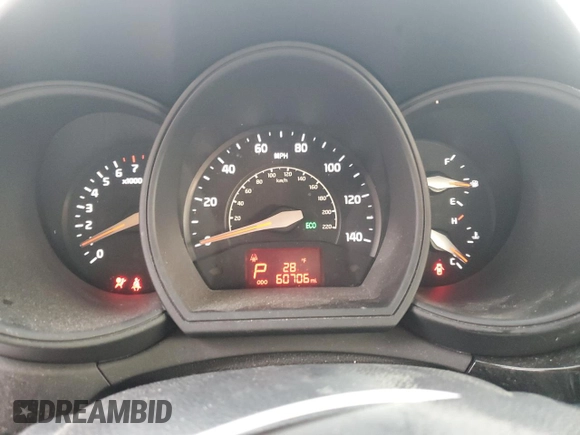 2017 Kia Rio LX with VIN KNADM4A35H6035189, listed as a Copart auction lot 87454364 with 60,706 mi miles and Salvage Title. Bid and sale history available at carsss.com. Image 9.