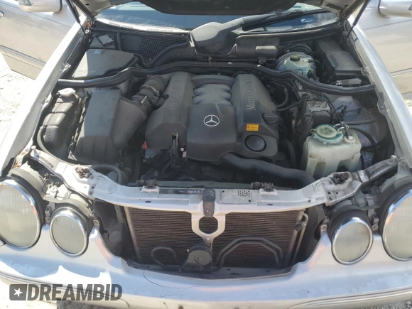 2002 Mercedes-Benz E-Class with VIN WDBJF65J02B495961, listed as a Copart auction lot 73844554 with 99,380 mi miles and Salvage Title. Bid and sale history available at carsss.com. Image 11.