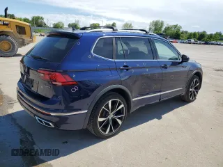 2024 Volkswagen Tiguan SEL R-Line with VIN 3VV4B7AX4RM045227, listed as a Copart auction lot 56002145 with 27,261 mi miles and Salvage title. Bid and sale history available at DreamBid. Image 3.