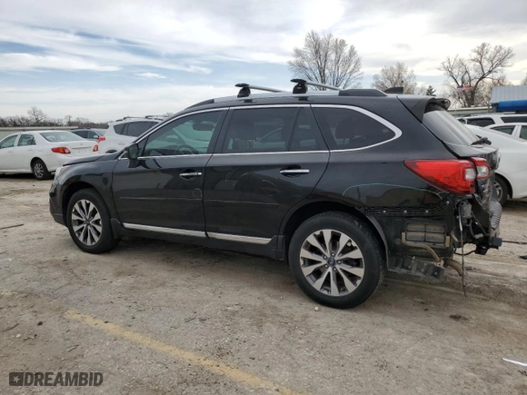2018 Subaru Outback Touring with VIN 4S4BSETC1J3326617, listed as a Copart auction lot 85568744 with 91,611 mi miles and Salvage Title. Bid and sale history available at carsss.com. Image 2.