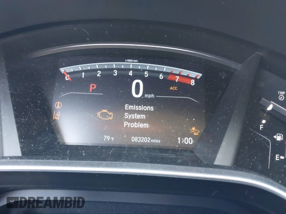 2018 Honda CR-V Touring with VIN 2HKRW2H92JH662753, listed as a IAAI auction lot 39538586 with 83,202 mi miles. Bid and sale history available at carsss.com. Image 7.