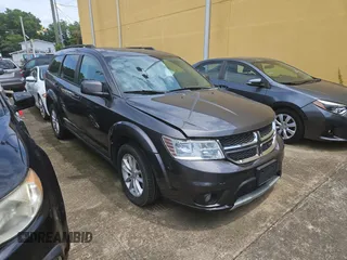 2017 Dodge Journey SXT z VIN 3C4PDCBG4HT533952, wystawiony jako Copart lot #60115415 z przebiegiem 155 060 mil mil oraz Czysty tytuł • Clean title. Historia ofert i sprzedaży dostępna na DreamBid. Obrazek 1.