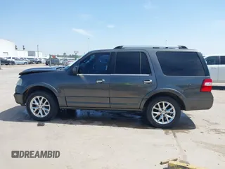 2015 Ford Expedition Limited with VIN 1FMJU1KT6FEF28199, listed as a IAAI auction lot 41770285 with 177,257 mi miles and . Bid and sale history available at DreamBid. Image 14.