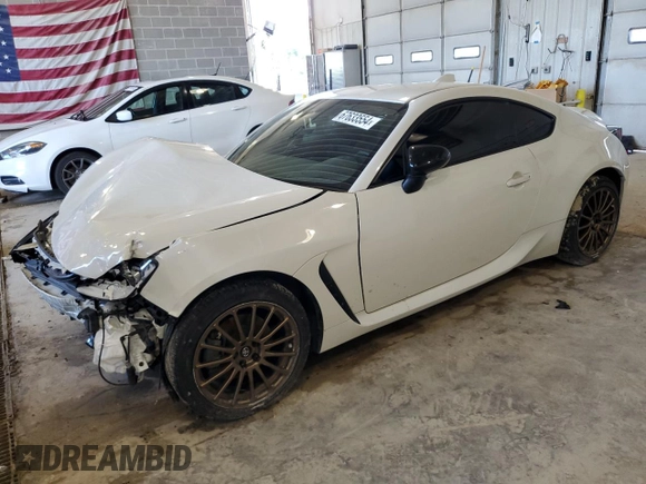 2023 Toyota GR86 with VIN JF1ZNBC12P8751904, listed as a Copart auction lot 67633554 with 0 mi miles and Salvage Title. Bid and sale history available at carsss.com. Image 1.